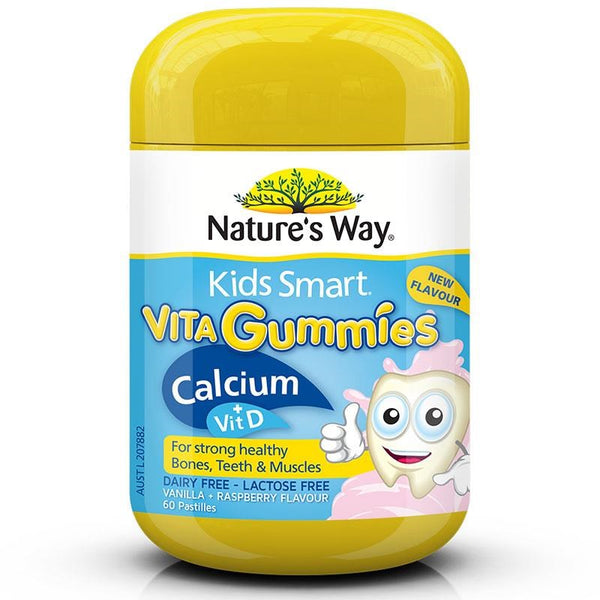 Nature's Way Kids Smart Vita Gummies Calcium + Vitamin D 60 Pastilles