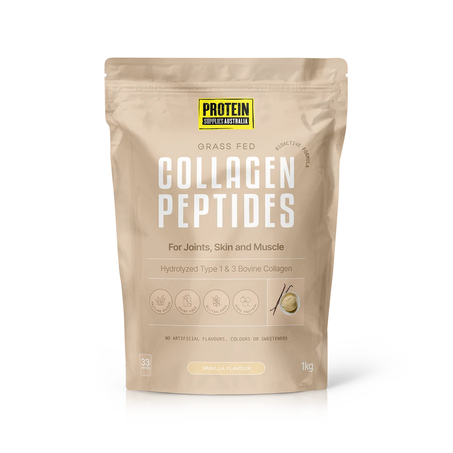 Protein Supplies Australia Collagen Peptides Vanilla 1kg