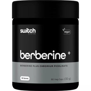 Switch Nutrition Berberine+ Plus Chromium Picolinate 90 Capsules