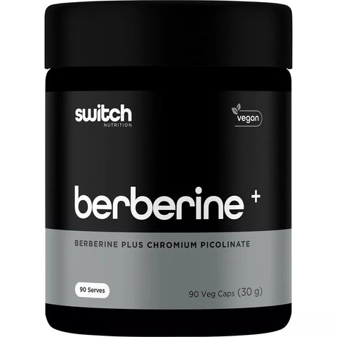 Switch Nutrition Berberine+ Plus Chromium Picolinate 90 Capsules