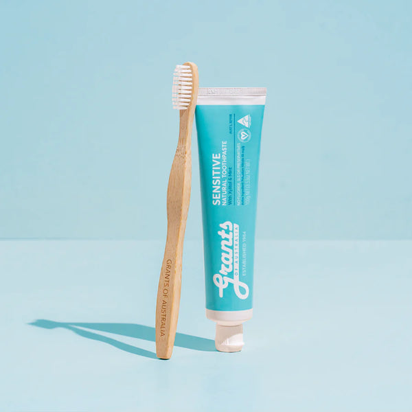 12 x Grants of Australia Sensitive Natural Toothpaste Fluoride Free 100g