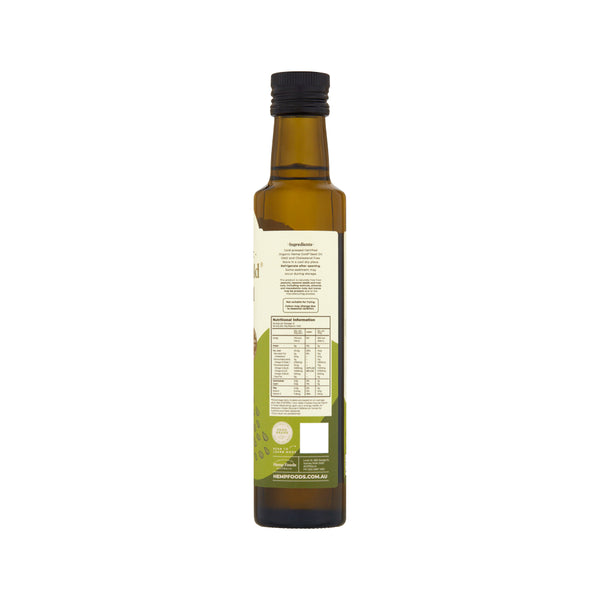 Hemp Foods Australia Organic Hemp Gold Seed Oil 250ml