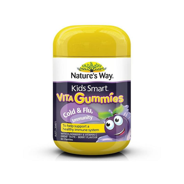 Nature's Way Kids Smart Vita Gummies Cold & Flu Immunity 60 Pastilles
