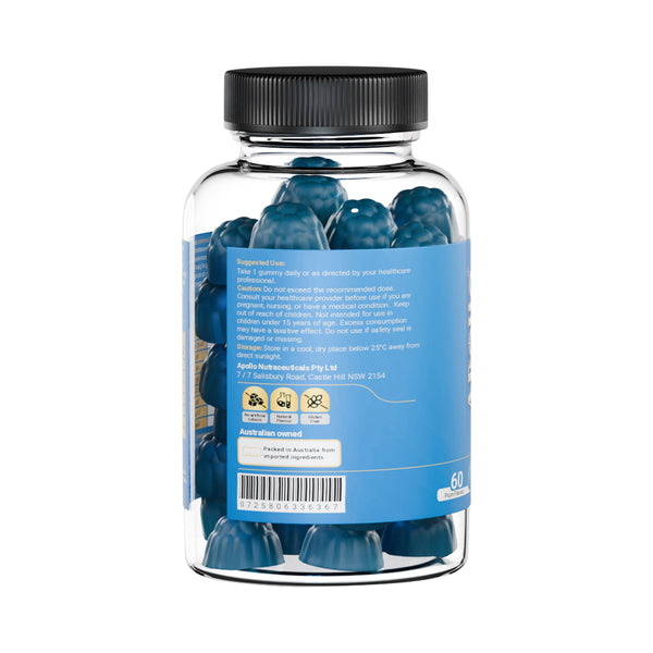 Apollo Turkesterone 60 Gummies Plum Flavour