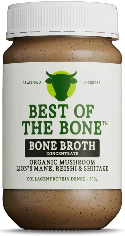 Best of the Bone Bone Broth Organic Mushroom Lion's Mane, Reishi & Shiitake 390g