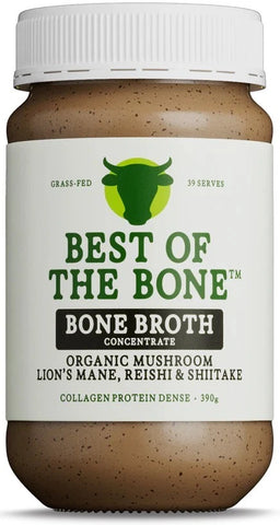 Best of the Bone Bone Broth Organic Mushroom Lion's Mane, Reishi & Shiitake 390g