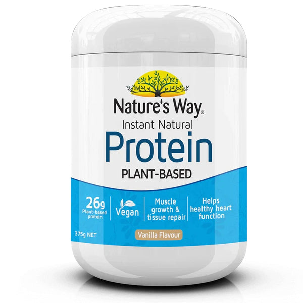 Nature's Way Instant Natural Protein Plant-Based Vanilla 375g
