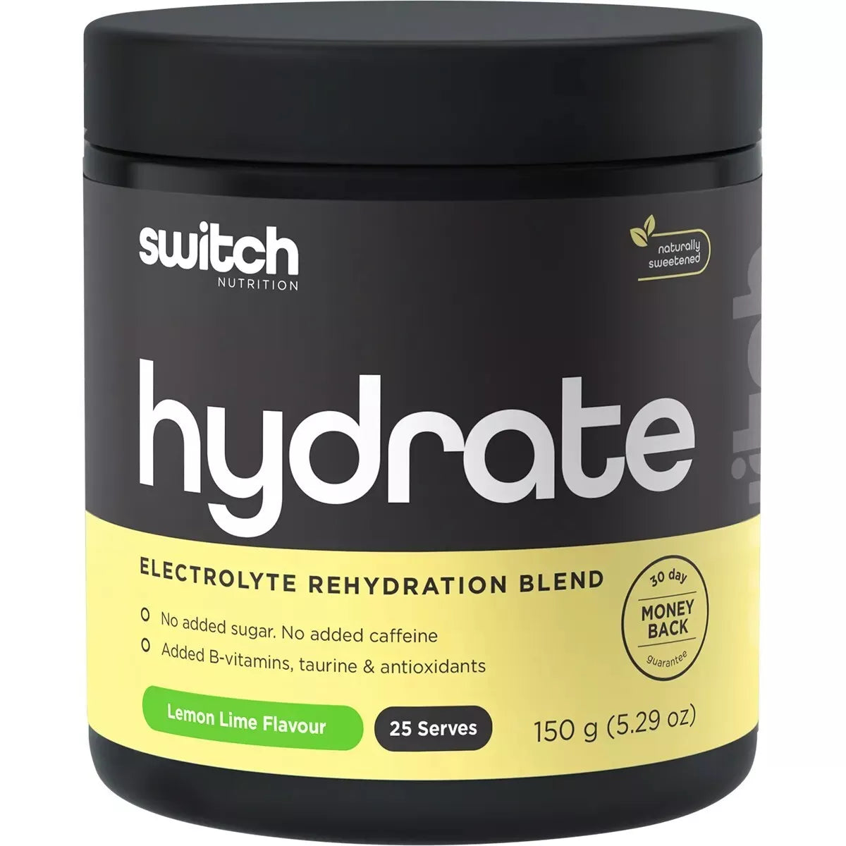 Switch Nutrition Hydrate Electrolytes Lemon Lime 150g