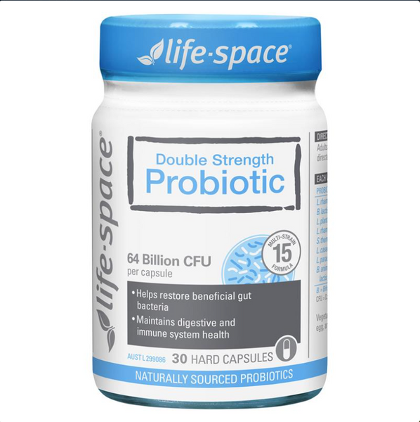 Life Space Probiotic Double Strength Probiotic 64 Billion CFU 30 Capsules