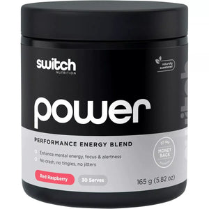 Switch Nutrition Power Performance Energy Blend 165g Red Raspberry