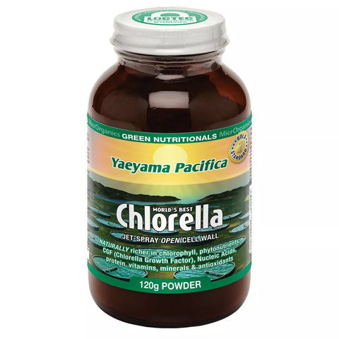 MicrOrganics Green Nutritionals Yaeyama Pacifica Chlorella 120g Powder