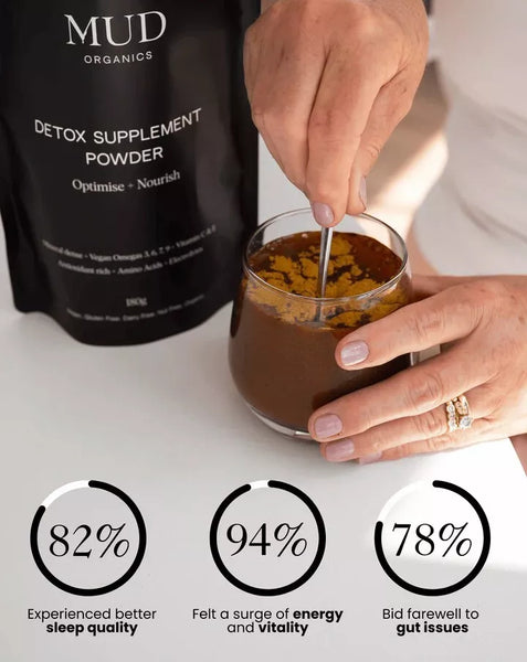 Mud Organics Detox Supplement Powder 180g Optimise + Nourish