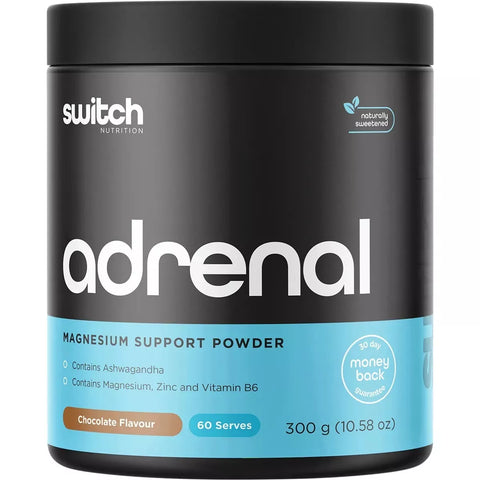 Switch Nutrition Adrenal Magnesium Support Formula Chocolate 300g
