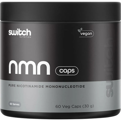 Switch Nutrition NMN 60 Capsules Pure Nicotinamide Mononucleotide