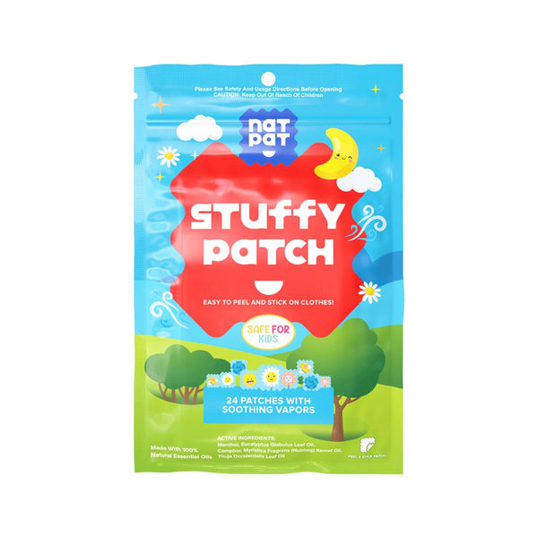 NATPAT Stuffy Patch Organic Stickers x 24 Pack