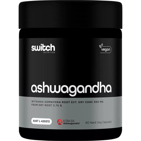 Switch Nutrition Ashwagandha 60 Capsules