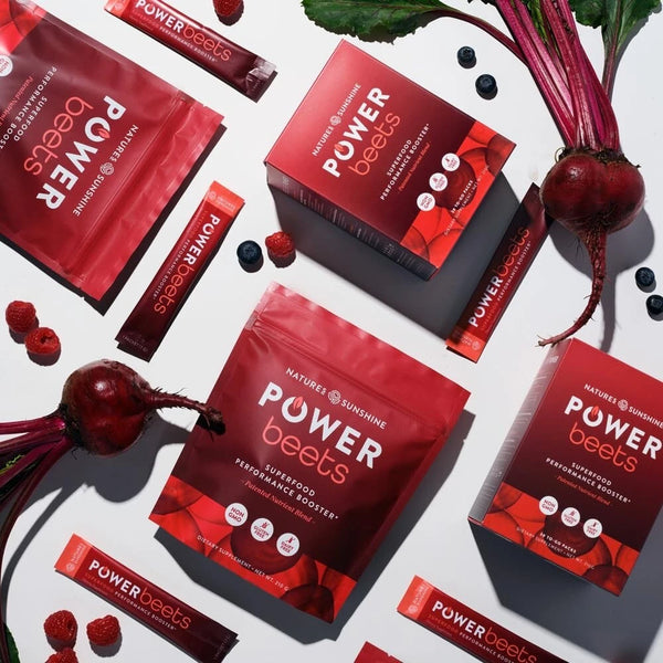 Nature's Sunshine Power Beets Superfood Performance Booster 7g x 24 Sachet