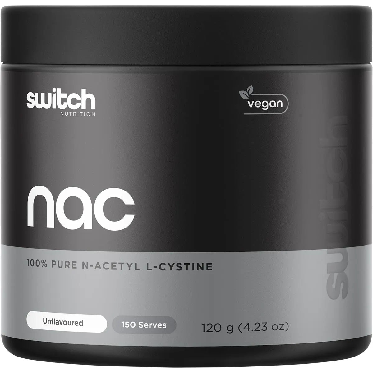 Switch Nutrition NAC Unflavoured 120g 100% N-Acetyl L-Cystine