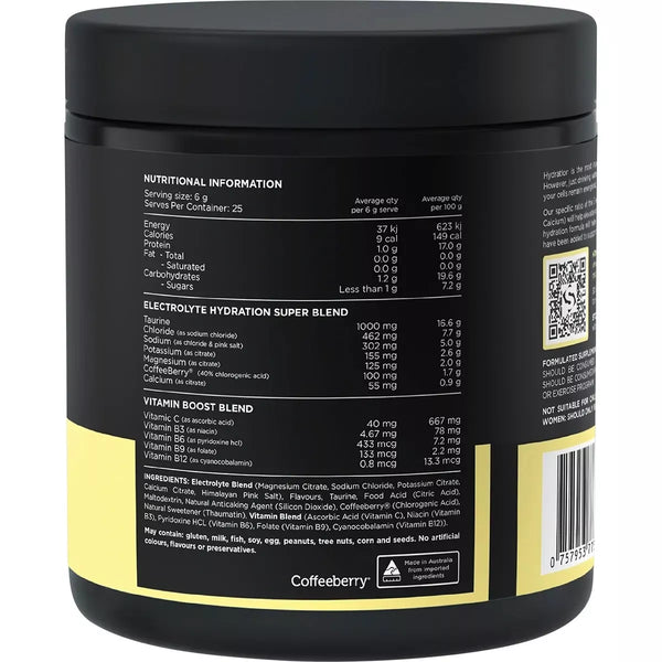 Switch Nutrition Hydrate Electrolytes Kiwi Watermelon 150g