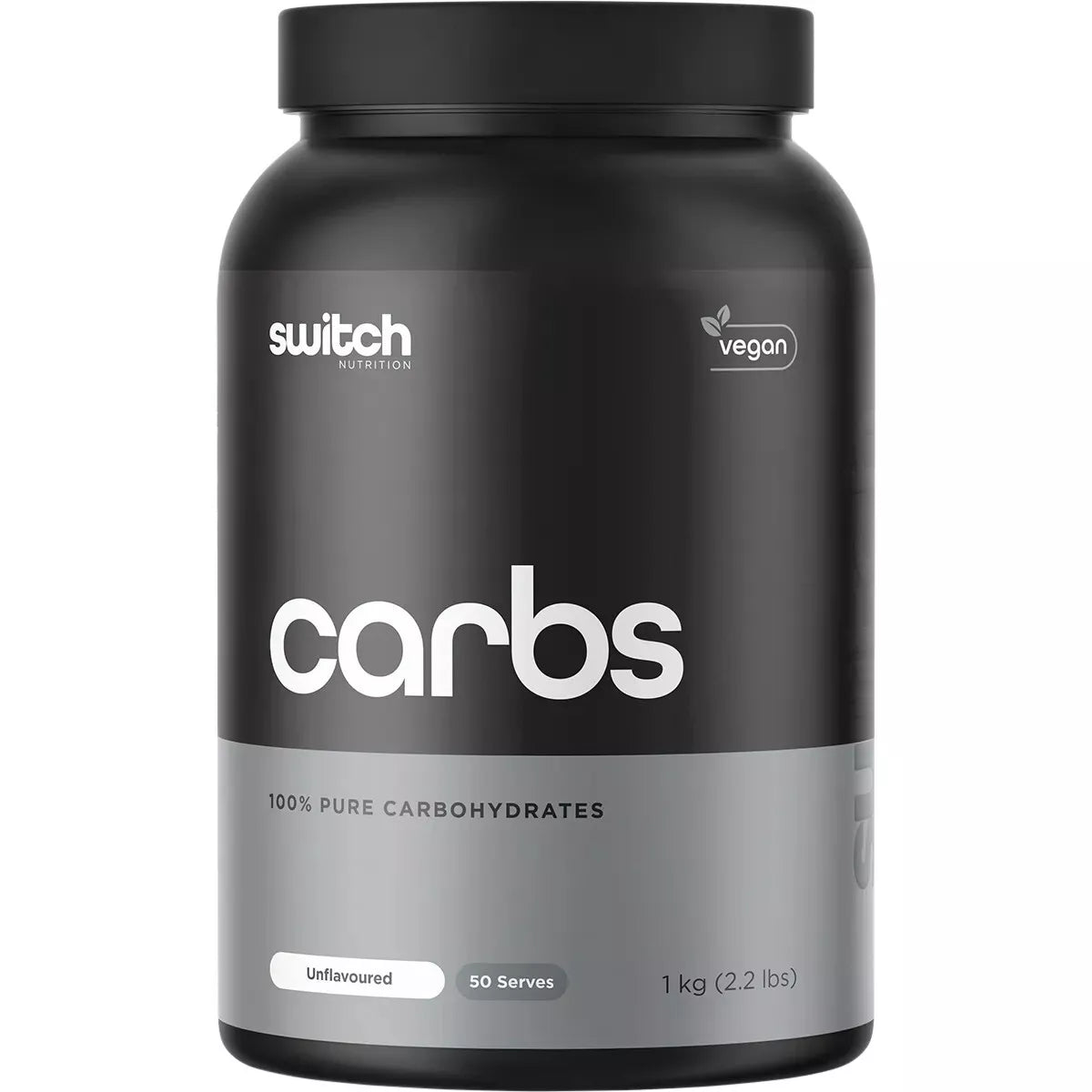 Switch Nutrition Carbs Unflavoured 1kg 100% Pure Carbohydrates