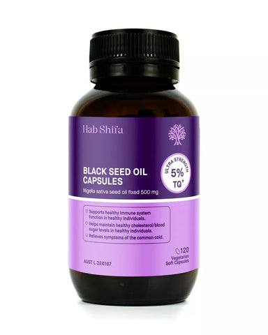 Hab Shifa TQ+ Ultra Strength Black Seed Oil 120 Capsules