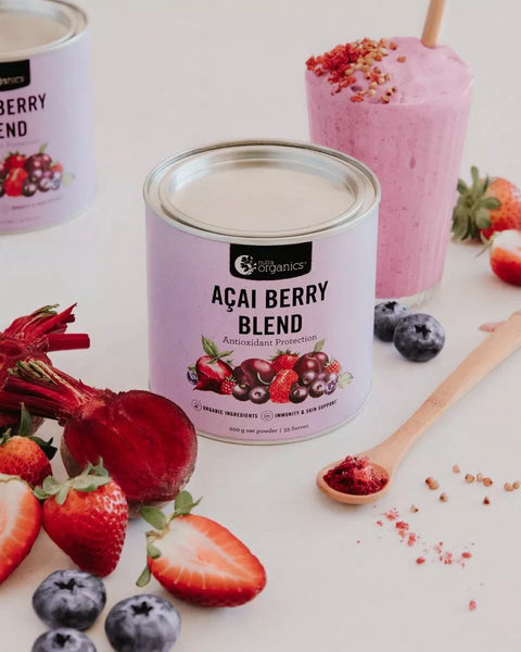 Nutra Organics Acai Berry Blend Antioxidant Protection 200g Immune & Skin Support