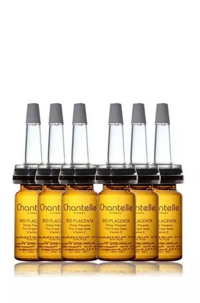 Chantelle Bio Placenta 100% Pure Sheep Placenta Essence 6 x 10ml Serum Gold
