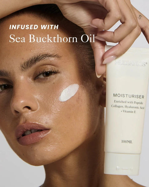 Mud Organics Moisturiser 100ml Peptide Collagen, Hyaluronic Acid + VItamin E