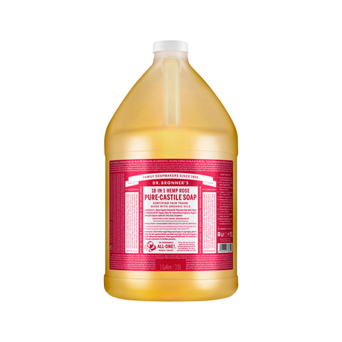 Dr. Bronner's Pure-Castile Soap Liquid 18 in 1 Hemp Rose 3.78L