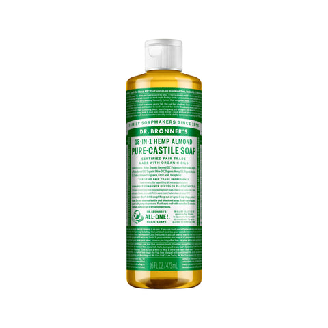 Dr. Bronner's Pure-Castile Soap Liquid 18 in 1 Hemp Almond 473ml