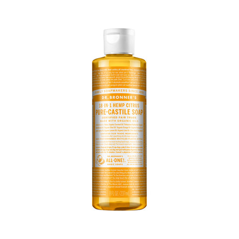 Dr. Bronner's Pure-Castile Soap Liquid 18 in 1 Hemp Citrus 237ml