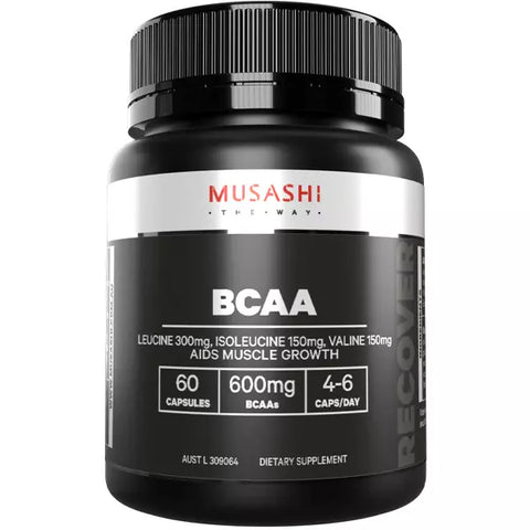 MUSASHI BCAA 60 Capsules