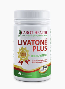 Cabot Health Livatone Plus with Turmeric 240 Capsules