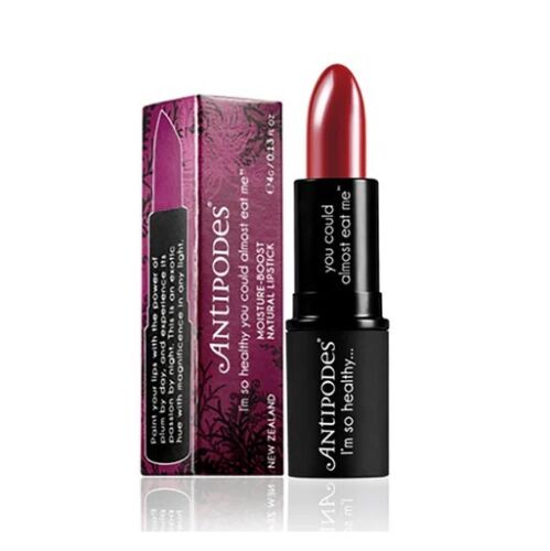 Antipodes Moisture-Boost Natural Lipstick Oriental Bay Plum 4g