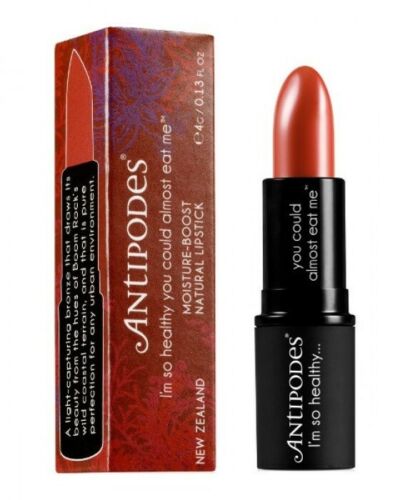 Antipodes Moisture-Boost Natural Lipstick Boom Rock Bronze 4g