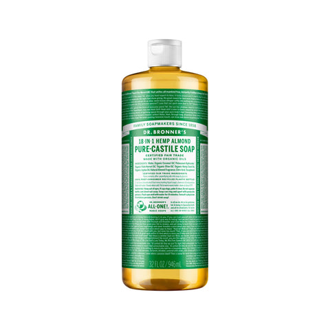 Dr. Bronner's Pure-Castile Soap Liquid 18 in 1 Hemp Almond 946ml