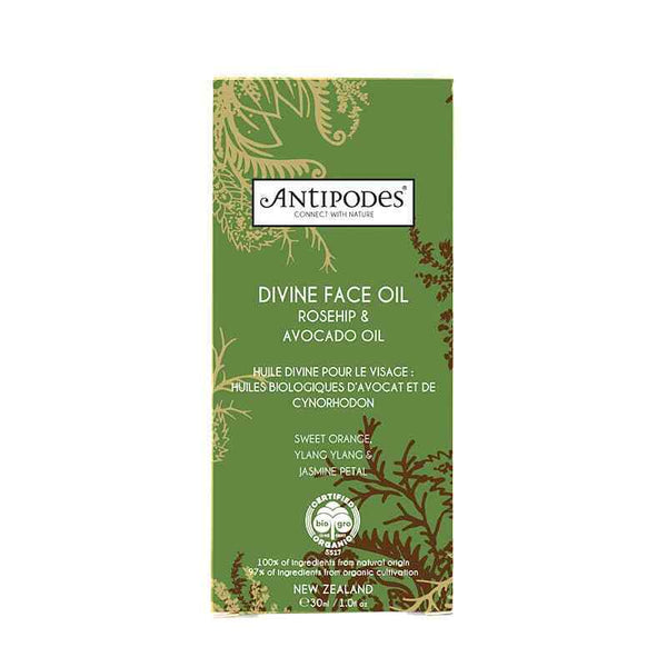 Antipodes Divine Face Oil Organic Avocado Oil & Rosehip 30ml