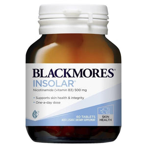 Blackmores Insolar 60 Tablets Nicotinamide Vitamin B3
