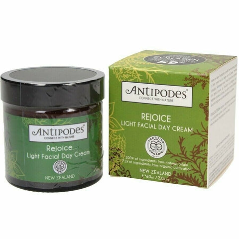 Antipodes Organic Rejoice Light Facial Day Cream 60ml