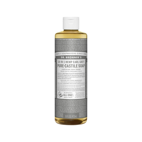 Dr. Bronner's Pure-Castile Soap Liquid 18 in 1 Hemp Earl Grey 473ml