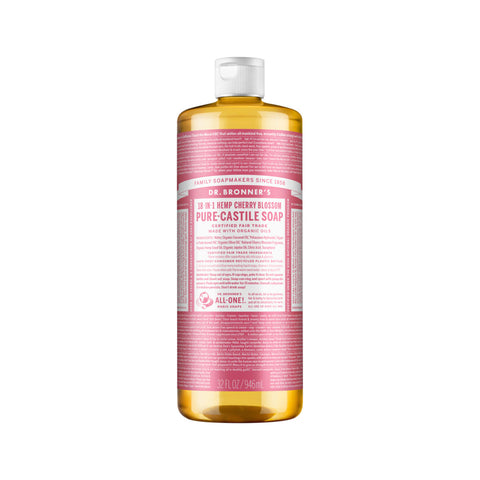 Dr. Bronner's Pure-Castile Soap Liquid 18 in 1 Hemp Cherry Blossom 946ml