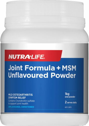 NUTRA-LIFE Joint Formula + MSM Unflavoured Powder 1KG