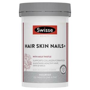 Swisse Beauty Hair Skin Nails+ 100 Tablets