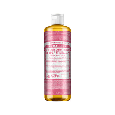 Dr. Bronner's Pure-Castile Soap Liquid 18 in 1 Hemp Cherry Blossom 473ml