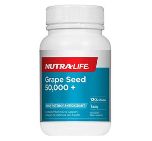 Nutra-Life Grape Seed 50000+ 120 Capsules