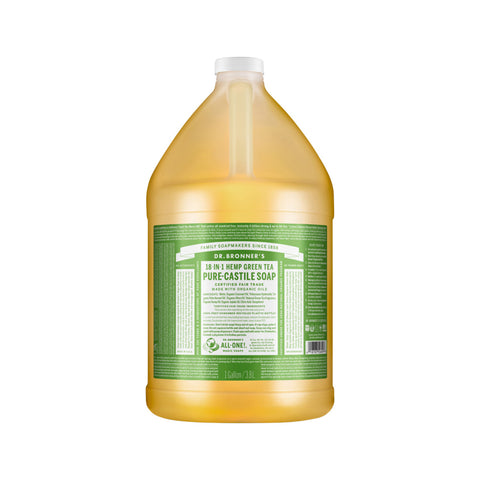 Dr. Bronner's Pure-Castile Soap Liquid 18 in 1 Hemp Green Tea 3.78L