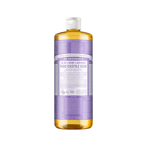 Dr. Bronner's Pure-Castile Soap Liquid 18 in 1 Hemp Lavender 946ml