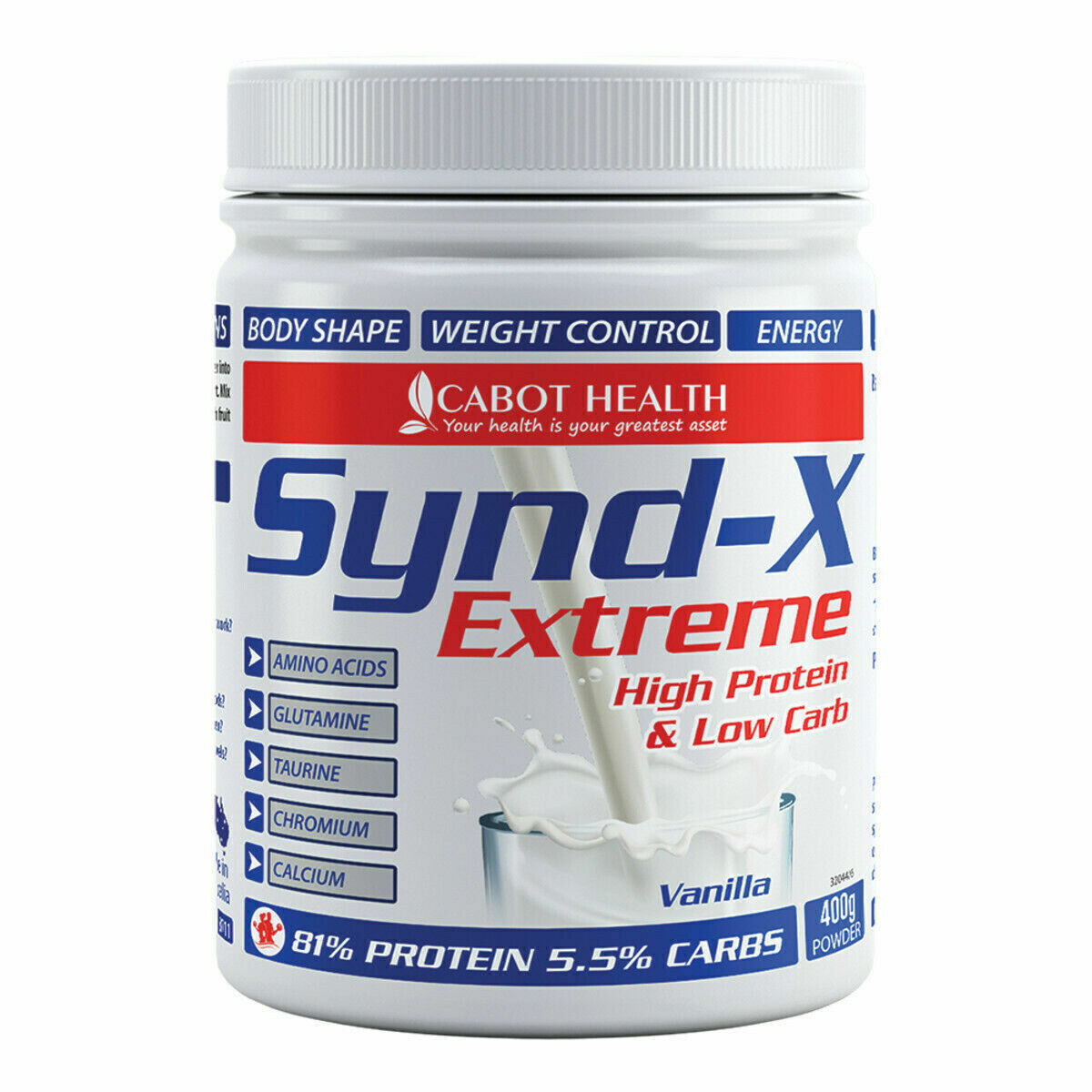 Cabot Health Synd-X Protein Powder Vanilla 400g