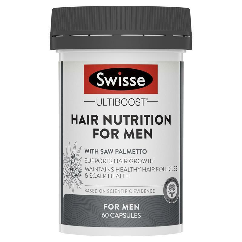Swisse Ultiboost Hair Nutrition for Men 60 Capsules