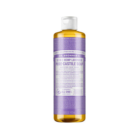 Dr. Bronner's Pure-Castile Soap Liquid 18 in 1 Hemp Lavender 473ml